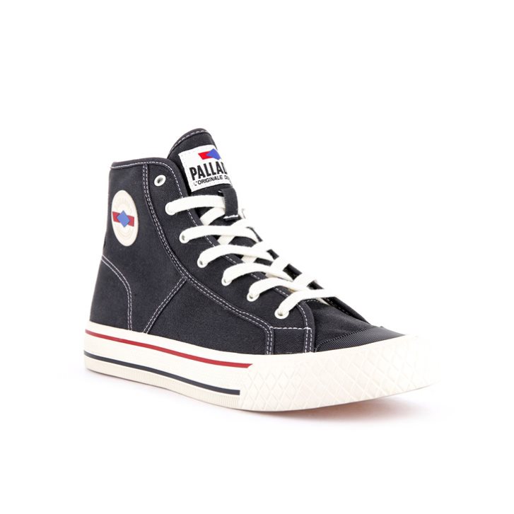 Palladium Palla Louvel High Tops Sneakers Heren Zwart | NL 83FVMTG